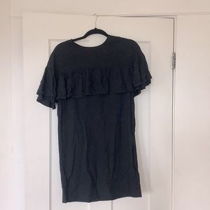 & Other Stories black ruffle mini dress Size 4 never worn